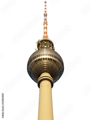 Fernsehturm (TV Tower) in Berlin transparent PNG photo