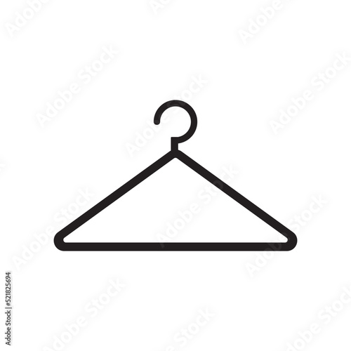 Fotografie, Obraz hanger icon logo vector design