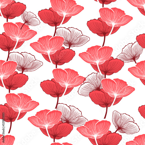 seamless-pattern-poppies-red-on-a-white-background-vector-illustration