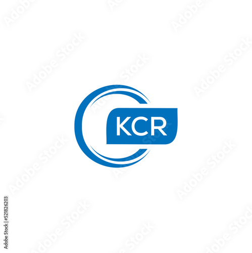 KCR letter design for logo and icon.KCR typography for technology, business and real estate brand.KCR monogram logo.vector illustration. photo