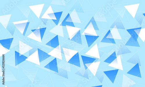 geometric triangle soft light blue and white color pattern graphic background for abstract Modern Presentation or card and flyer