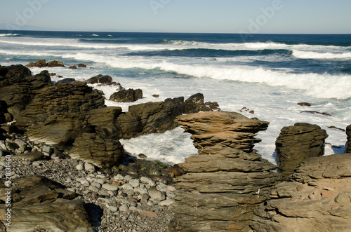 Rocky coast in the north of Gran Canaria. Quintanilla. Arucas. Gran Canaria. Canary Islands. Spain. photo