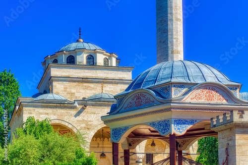 A look to the Ferhat pasha mosque in downtown Banja Luka, Bosnia and Herzegovina.