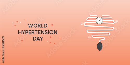Hypertension patient treatment Concept. Blood pressure monitor. A complication of body and gender. Suitable For Wallpaper, Banner, Background, Card, Book, And Web LandingPage.Vector Illustration