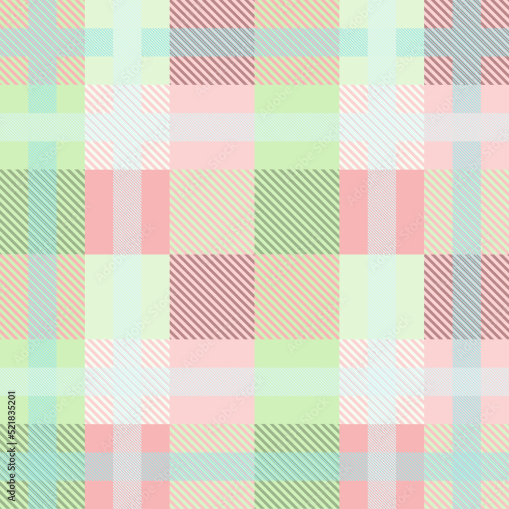 Seamless tartan plaid pattern in summer tone. Seamless tartan plaid pattern in summer tone.