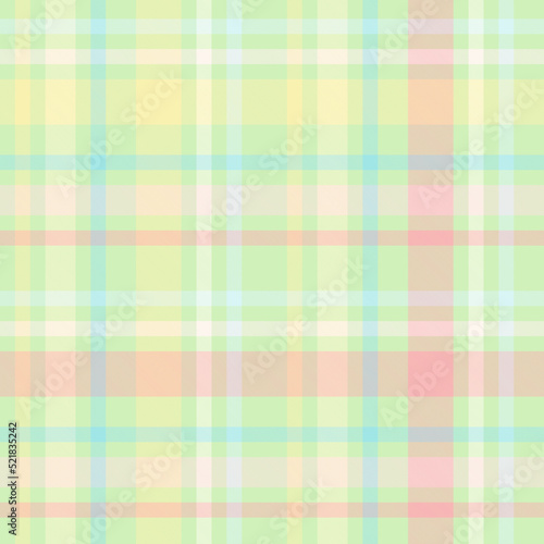 Seamless tartan plaid pattern in summer  tone.