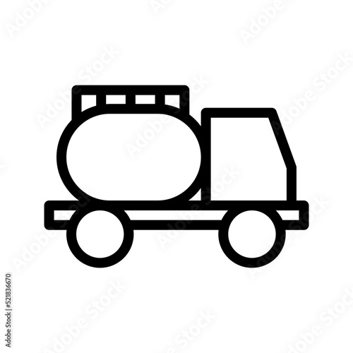 oil tanker icon illustration vector graphic