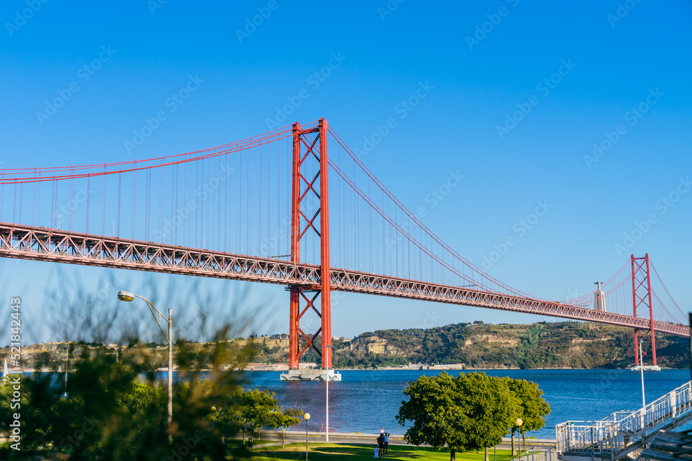 Ponte 25 de April Bridge Lisbon Portugal