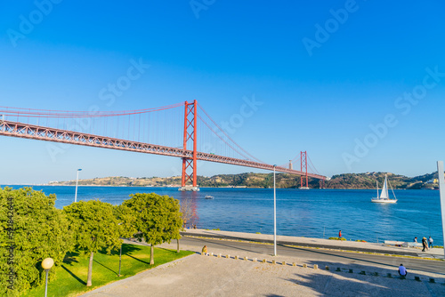 Ponte 25 de April Bridge Lisbon Portugal