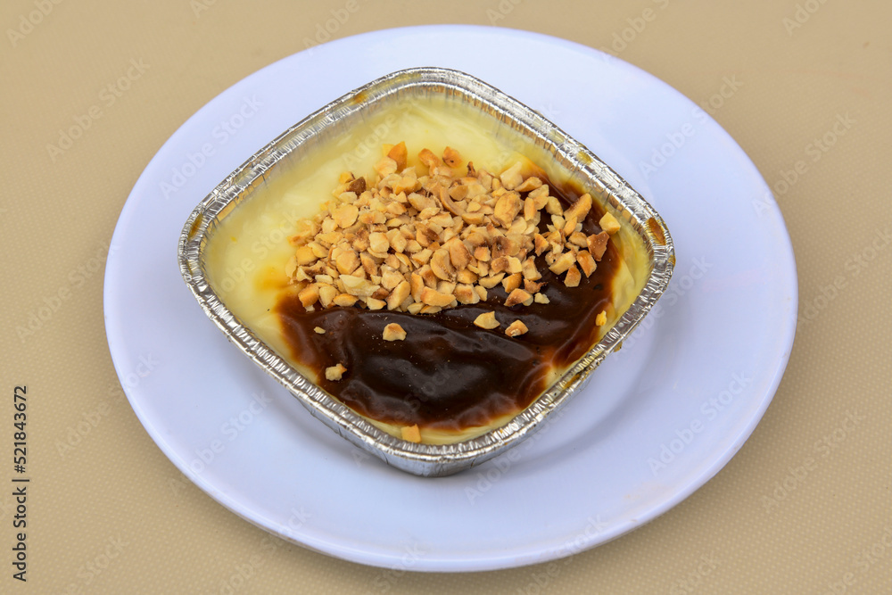 Baked rice pudding turkish milky dessert sutlac, keskul (Turkish name; firin sutlac) Baked rice pudding turkish milky dessert sutlac, keskul (Turkish name; firin sutlac)