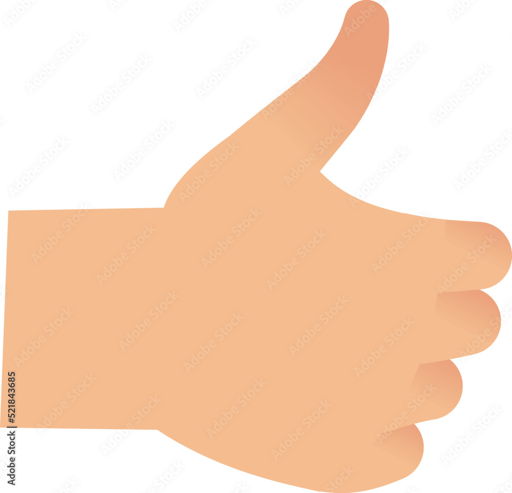 Approve icon. Like hand gesture. Thumb up Approve icon. Like hand gesture. Thumb up