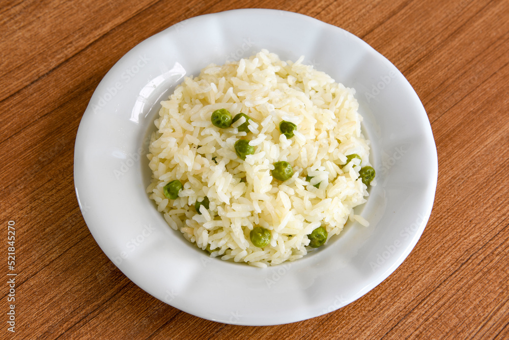 Traditional delicious Turkish food; Turkish style rice pilaf (Turkish name; Arpa sehriyeli. tavuklu, kuru fasulyeli, kavurmali pirinc pilavi) Traditional delicious Turkish food; Turkish style rice pilaf (Turkish name; Arpa sehriyeli. tavuklu, kuru fasulyeli, kavurmali pirinc pilavi)