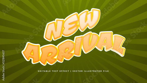 3D Modern Trendy Editable Text Effect. Modern editable text style effect illustrator. vector design template.