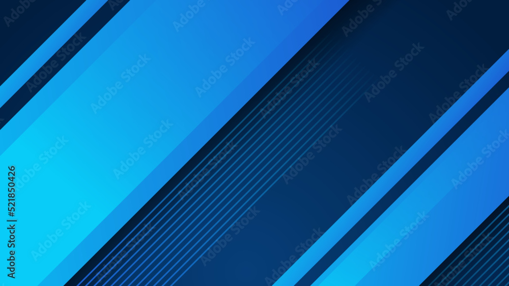 Obraz premium Abstract blue background poster with dynamic. technology network Vector illustration.