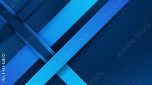 Abstract design with blue geometric background. Blue banner background. Vector abstract graphic design banner pattern background template.
