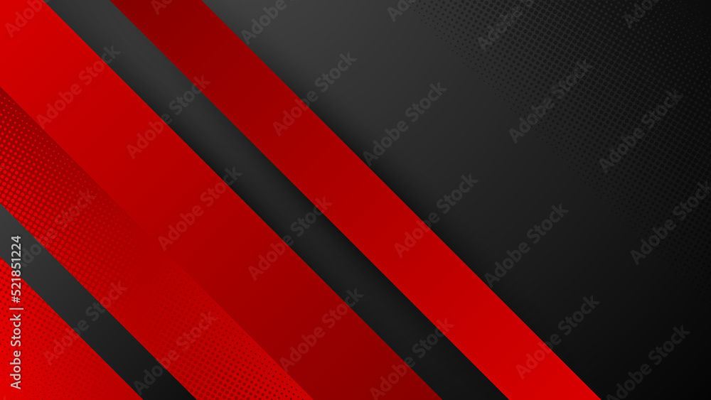 Abstract modern 3d red black background with lines arrow geometric overlap shape elements. Red Black Background. Abstract Banner. Vector illustration Abstract modern 3d red black background with lines arrow geometric overlap shape elements. Red Black Background. Abstract Banner. Vector illustration