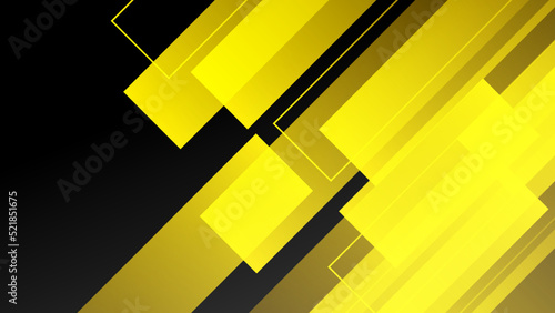 Modern template corporate concept yellow black grey and white contrast background. Black and yellow modern halftone background. For business, corporate, institution, party, festive, seminar, and talks