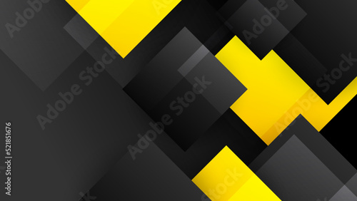 Modern template corporate concept yellow black grey and white contrast background. Black and yellow modern halftone background. For business, corporate, institution, party, festive, seminar, and talks
