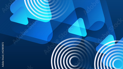 Modern abstract blue background with halftone light multiply and shiny effect vector illustration. Suit for business, corporate, banner, backdrop. Modern professional blue vector technology background