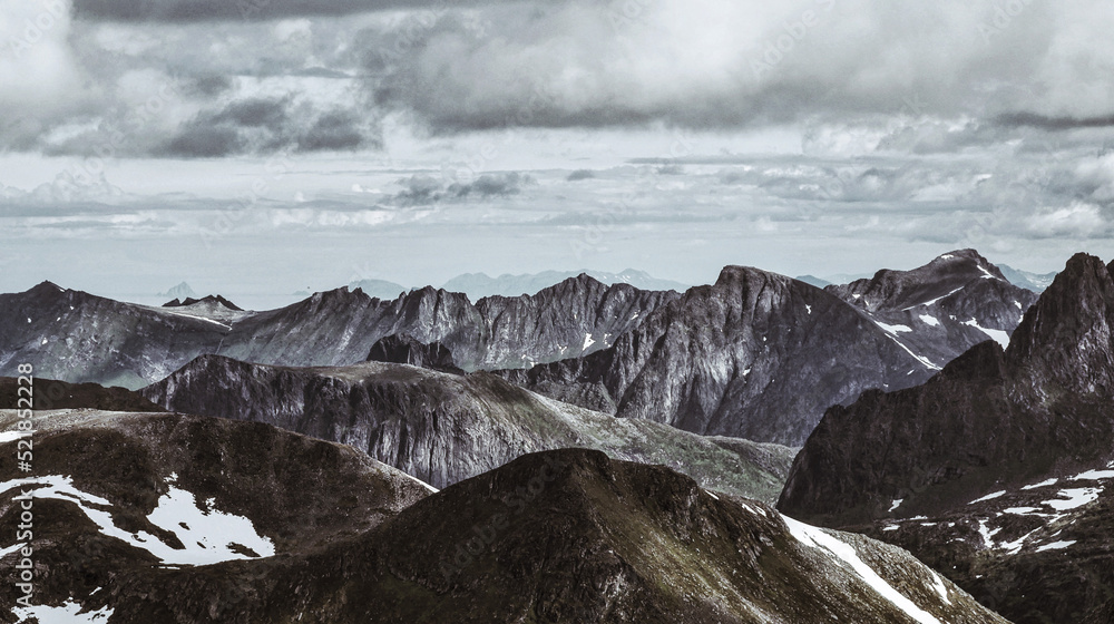 Obraz premium Senja, Norwegen 