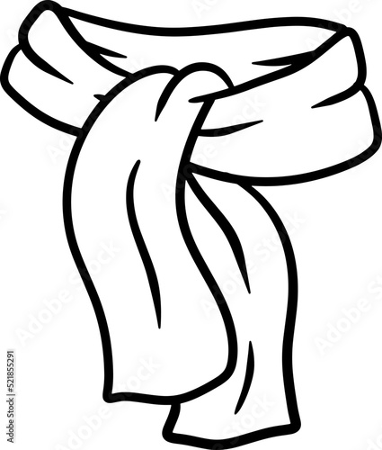 Scarf. Item of women clothing for the neck