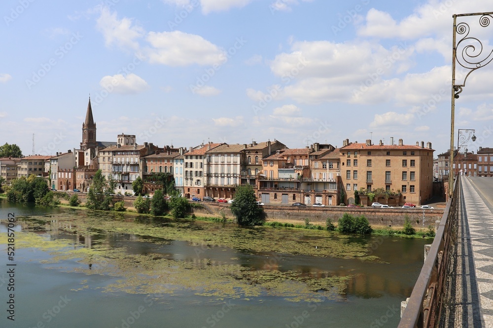 Vue d'ensemble de la ville, ville de Montauban, département du Tarn et Garonne, France