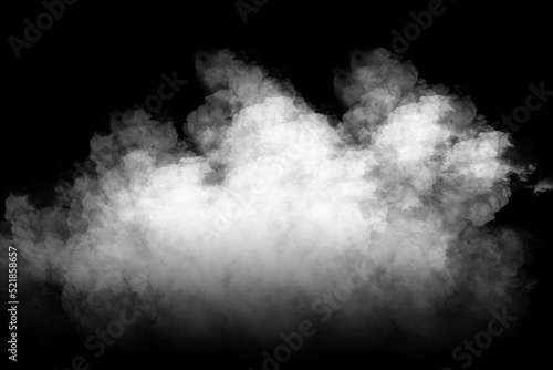 Abstract Smoke Effect In Dark Background