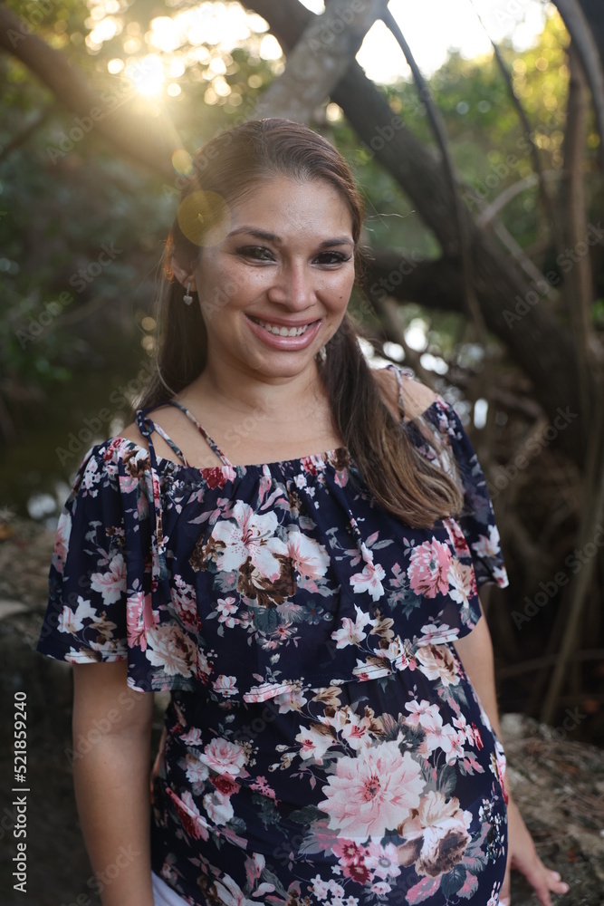 Miami, Florida / United States – December 31, 2021: Maternity Photoshoot in a Park Miami, Florida / United States – December 31, 2021: Maternity Photoshoot in a Park