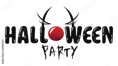 Happy Halloween Text Design, Vector