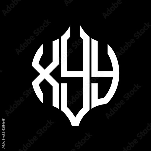 XYY letter logo. XYY best black background vector image. XYY Monogram logo design for entrepreneur and business.
 photo