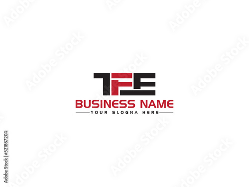 Colorful TFE t f e Logo Letter Vector Icon Design For Your Creative Business photo