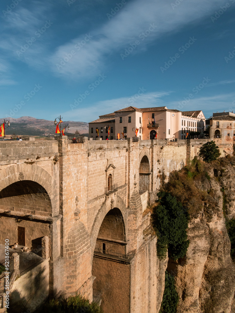 Ronda and the Puente Nuevo on a sunny day