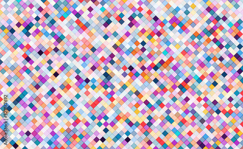Abstract colorful mosaic background  geometric elements