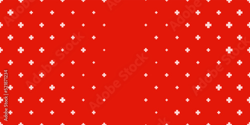 Seamless hospital background with plus symbols