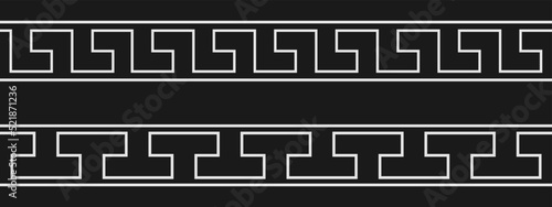 Seamless Greek key patterns