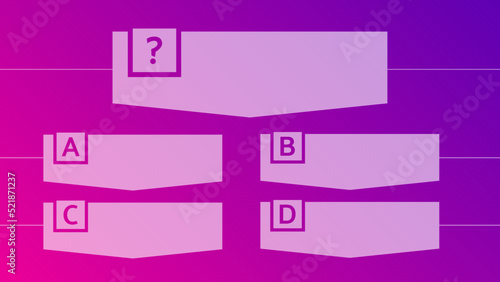 Multiple choice quiz template