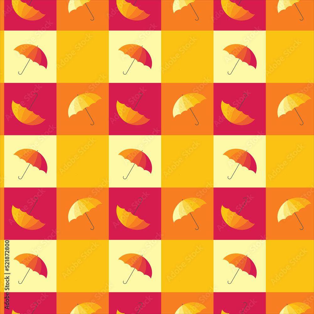 Colorful umbrella seamless pattern Colorful umbrella seamless pattern