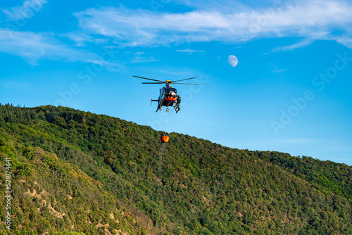 Firefighting helicopter