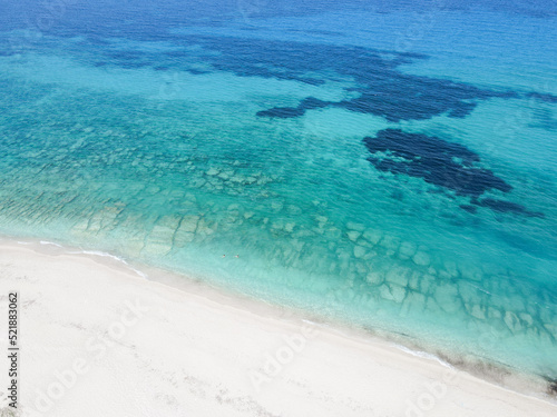 Paralia Agios Ioannis or paralia beach in Lefkada island, Greece photo