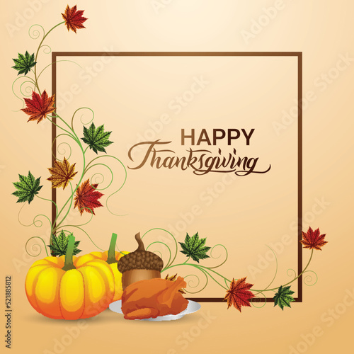 Ralistic thanksgiving day background