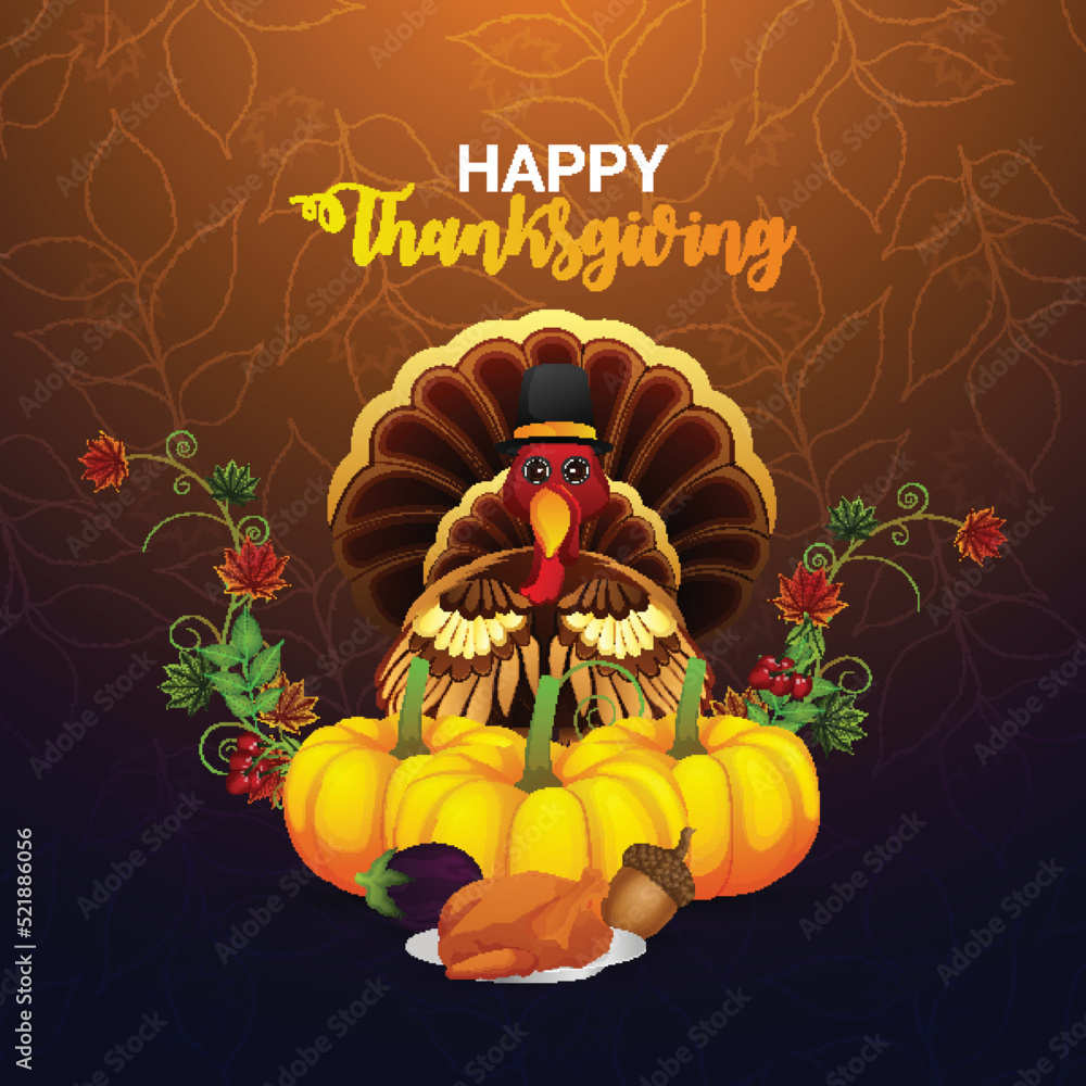 Ralistic thanksgiving day background