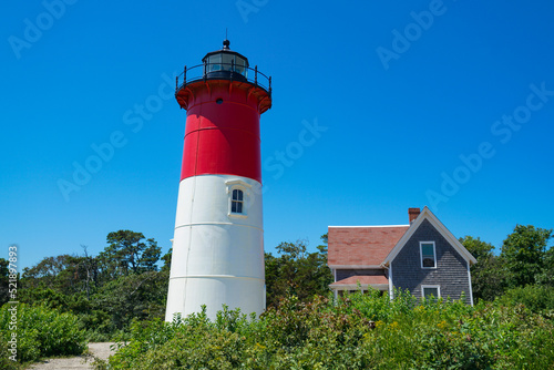 landscape of nauset lighthouse photo