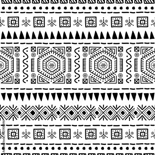 Navajo seamless pattern. Ikat background with traditional design texture background design vector. Aztec abstract geometric print. Ethnic hipster border backdrop