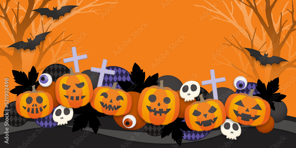 ハロウィンの背景 ハロウィンの背景