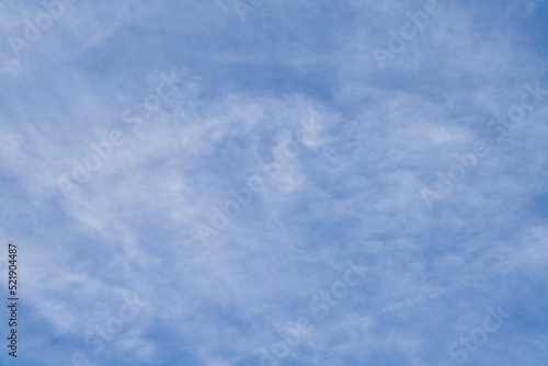 Beatiful blue sky with clouds on a sunny day