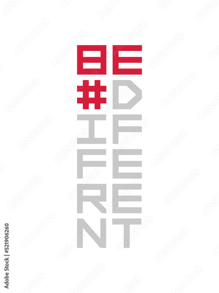 Fototapeta premium Be different Logo Design 