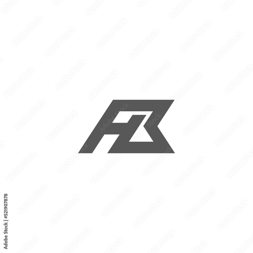 letter hb simple mono line geometric logo vector letter hb simple mono line geometric logo vector