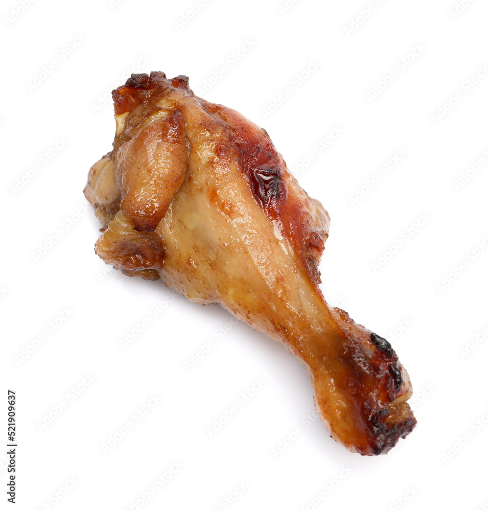 Delicious fried chicken wing isolated on white Delicious fried chicken wing isolated on white
