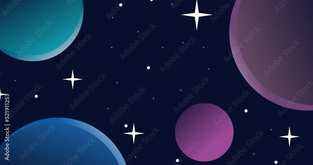 planet and star space background animation planet and star space background animation