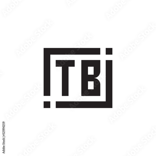 TB abstract square initial monogram logo which is good for digital branding or print